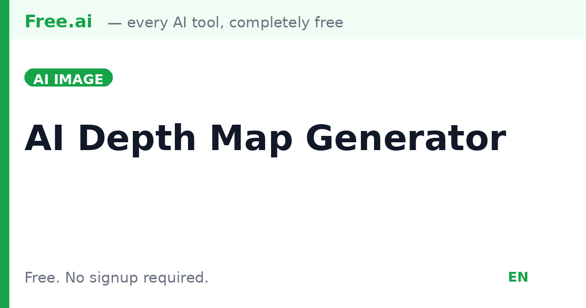 Free AI Depth Map Generator | Free.ai