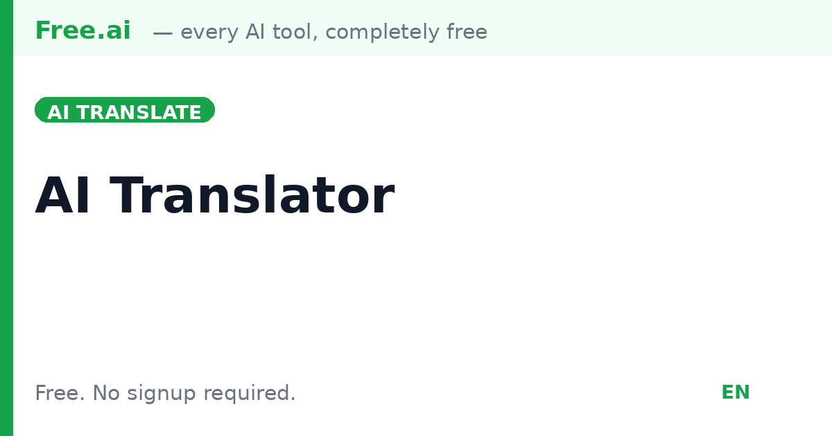 Computer Language Translator 100 Free AI Translator - 100+ Languages | Free.ai